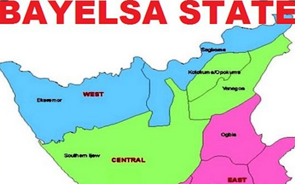 Bayelsa Map 